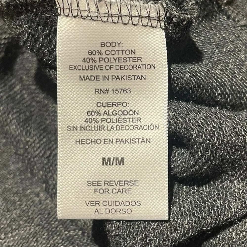 Champion pullover long sleeve insignia athleisure charcoal sweatshirt medium - Picture 8 of 10